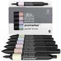 W&N Promarker Pastel Tones 6 Pack