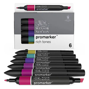 W&N Promarker Rich Tones 6 Pack