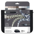 W&N Promarker Grey & Black Tones Wallet 24 Set