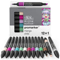 W&N Promarker 121 Manga Chibi 12 Pack
