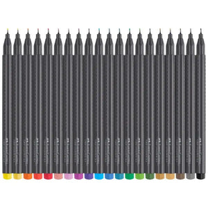 Faber Castell Finepen 1516 20 Pack Assorted Colours