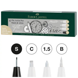 Faber Castell Pitt Artist Pens 4 Set