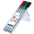 Staedtler Triplus Fineliner Assorted Colours 4 Pack