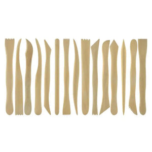 Wooden Boxwood Modelling Tool 15 Pack