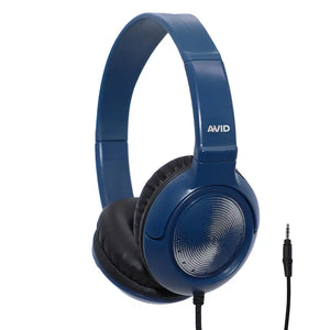 AVID AE-54 Headset Blue and Silver Headset no mic
