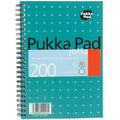Pukka Jotta A4 Metalic Ruled Wirebound Notebook 200 Pages