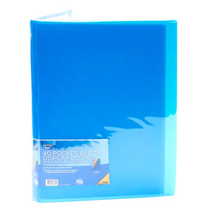 Supreme 40 Pocket Display Book A4 Assorted Colours
