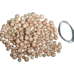 Rayher Wood Beads Stars Classic Craft Kit