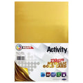 Premier Activity A4 210gsm Card 25 Sheets Gold