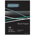 Elements Black Paper A4 150g 20 Sheets