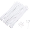 Pipe Cleaners 6inch White 50 Pack