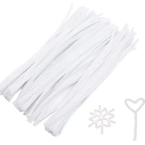 Pipe Cleaners 6inch White 50 Pack