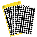 Avery Black Sticker Dots 8mm