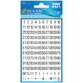 Avery Black Numbers Condensed 5mm