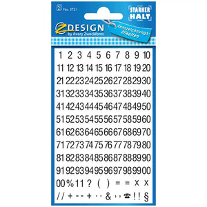 Avery Black Numbers Condensed 5mm