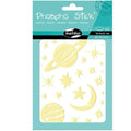 Phospho Glow in the Dark Stickers Planets 10.5 x 16cm