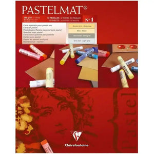 Pastelmat Pad 4 Shades 360g 24x30 12 Sheets