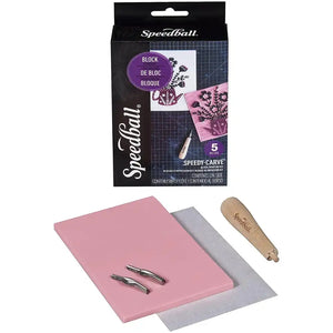 Speedball Speedy-Carve Block Printing 5 Piece Kit