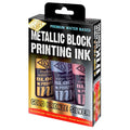 Metallic Block Printing Ink Set 3x100ml