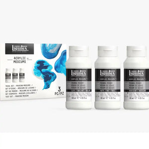 Liquitex Pouring Mediums Trial Set 3x118ml