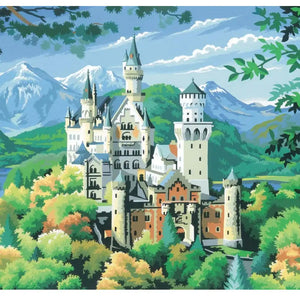 Painting by Numbers Neuschwanstein Castle - Large