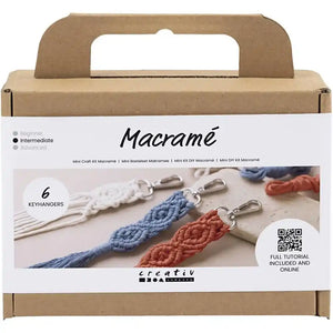 Mini Craft Kit Macramé Key Rings