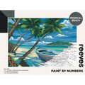 Reeves Paint by Numbers 12x16 inch - Tropical Beach