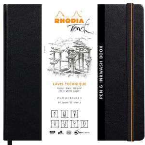 Clairefontaine Rhodia Pen&Inkwash Hardback 200g