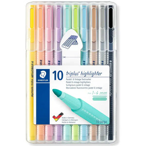 Staedtler Triplus Textsurfer Highlighters Pastel Colour 10 Pack