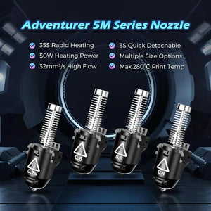 Flashforge Adventurer 5M Pro nozzle pack 4 assorted