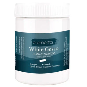 Elements White Gesso 500ml