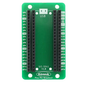 Kitronik Pin Breakout for the Raspberry Pi Pico