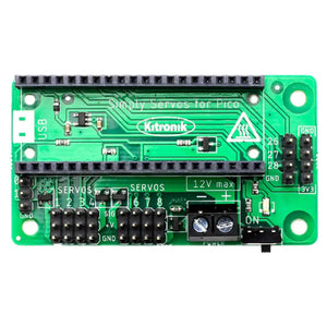 Kitronik Simply Servos Board for Raspberry Pi Pico