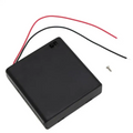 Kitronik 4xAA Covered Battery Holder with Switch &  Leads no JST