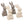 Rayher Polyresin Rabbits 4 Pack