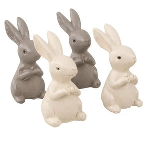 Rayher Polyresin Rabbits 4 Pack