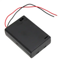 Kitronik 3xAA Covered Battery Holder with Switch &  Leads no JST