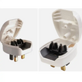 EU 2-Pin to UK 3-Pin Plug Adapter