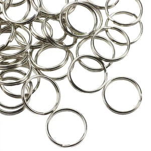 Split Key Ring Attachment 20mm 50 Pack