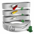 Vision TC2 5M Cable Package White Installation Grade Cables