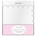 Dovecraft Scallop Die Cut Square 6x6inch 10 Pack