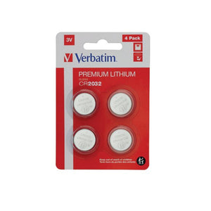 Verbatim 3V Premium Lithium Battery 4 Pack