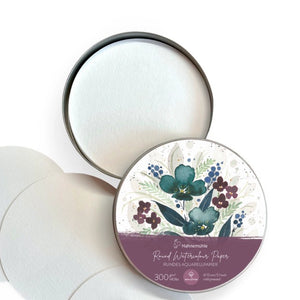 Hahnemuhle Round Watercolour Paper Tin Set 300gsm