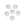 Icon Styrofoam Spheres 90mm pk 6