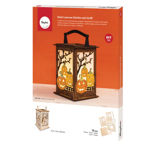 Rayher Wooden Lantern Pumpkin Craft Kit