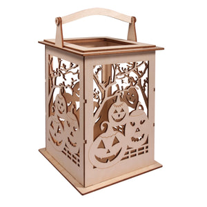 Rayher Wooden Lantern Pumpkin Craft Kit