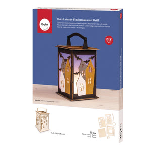 Rayher Wooden Lantern Bat Craft Kit