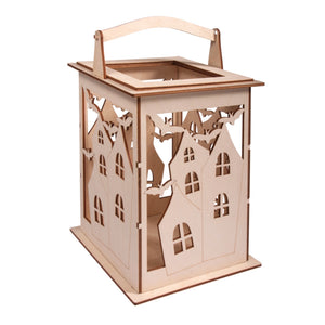 Rayher Wooden Lantern Bat Craft Kit