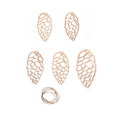 Rayher Wooden Decoration Pine Cones 5 Pack