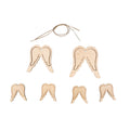 Rayher Wooden Decoration Angle Wings 6 Pack